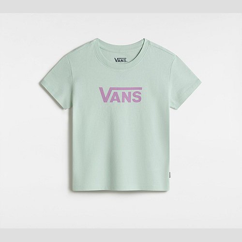 VANS Girls Flying V T-shirt (2-8 Years) (pale Aqua) Little Kids Green, Size 6-7Y