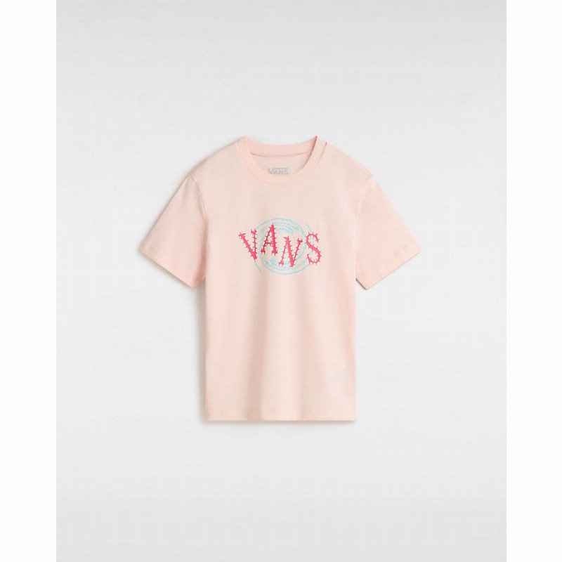 VANS Girls Into The Void T-shirt (8-14 Years) (chintz Rose) Girls Pink, Size XL