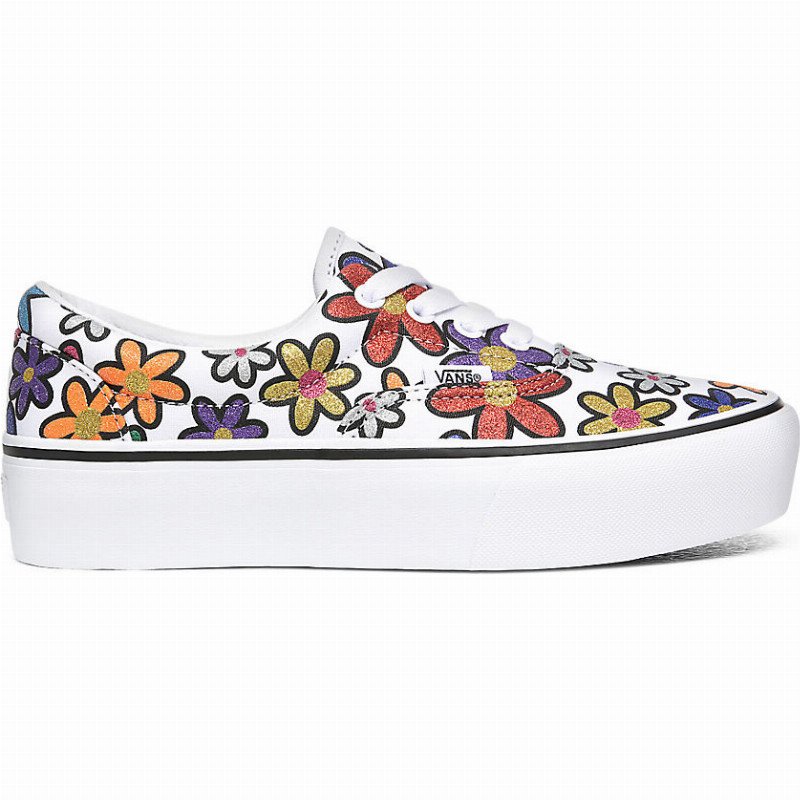Vans rainbow on sale platform shoes