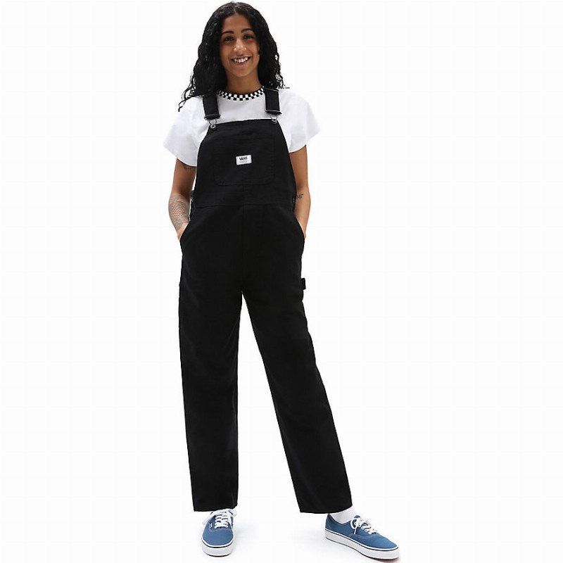 GROUND WORK OVERALL (GREEN/TRUE WHIT) WOMEN BLACK