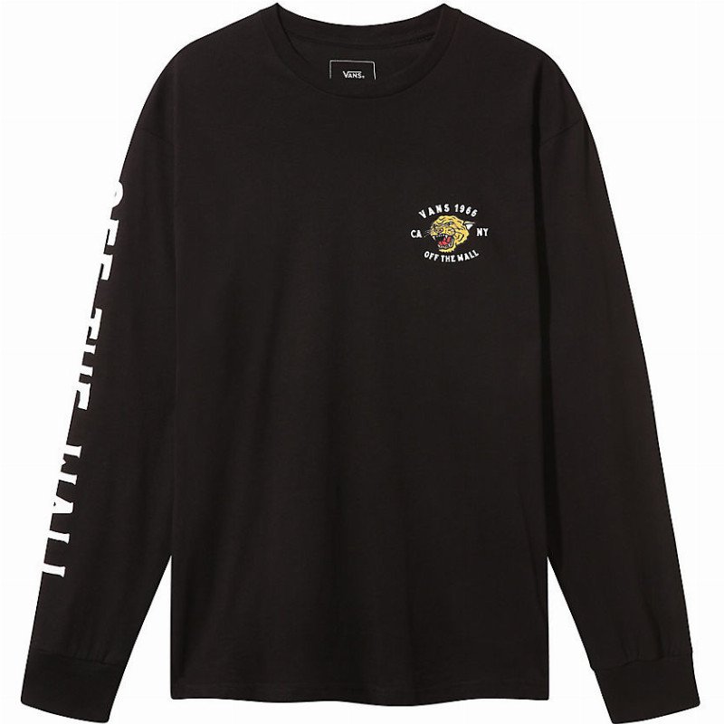 VANS Growler Long Sleeve T-shirt (black) Men Black, Size XS