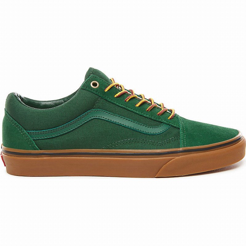 vans gumsole green