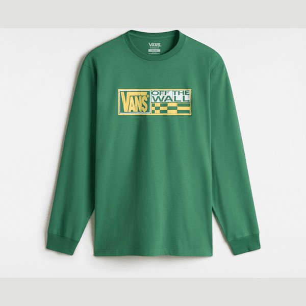 Vans - Hi Stretch Long Sleeve T-Shirt, Man, Green, Size: XXL