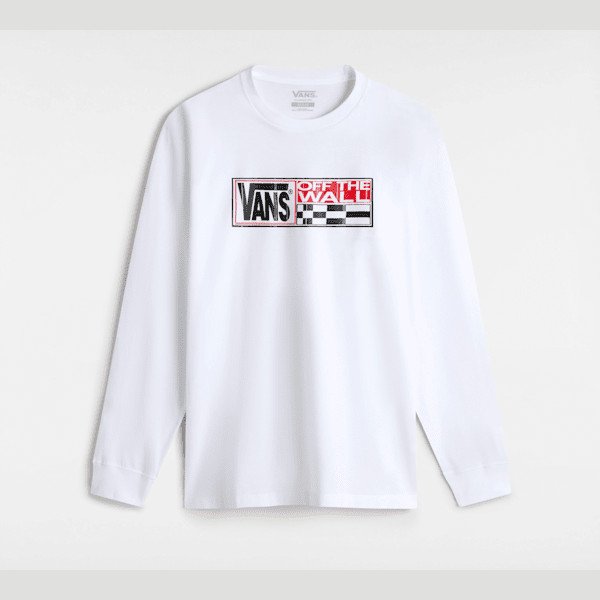 Vans - Hi Stretch Long Sleeve T-Shirt, Man, White, Size: L