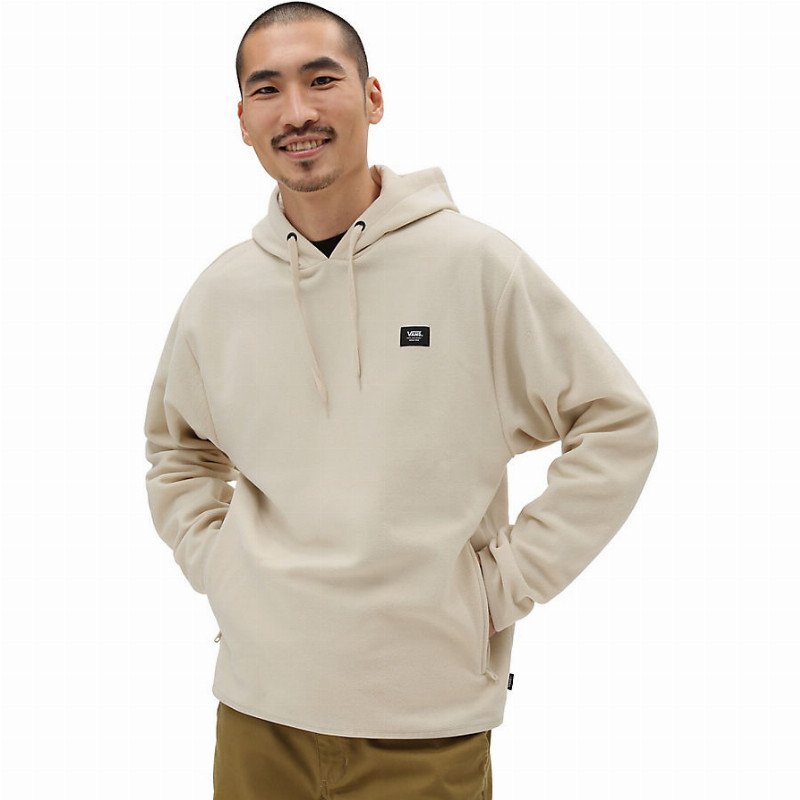 HUDLER PULLOVER HOODIE (OATMEAL) MEN BEIGE