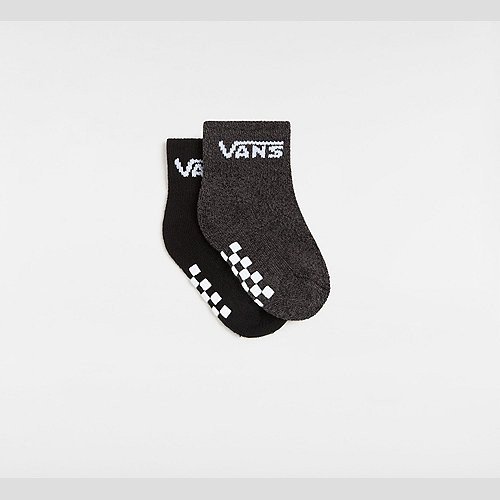 INFANT DROP V CLASSIC SOCKS (2 PAIRS) (BLACK) BLACK