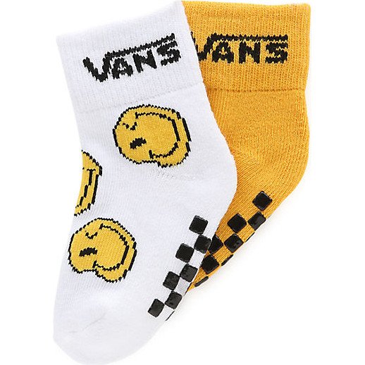 INFANT DROP V CLASSIC SOCKS (2 PAIRS) (OLD GOLD) YELLOW