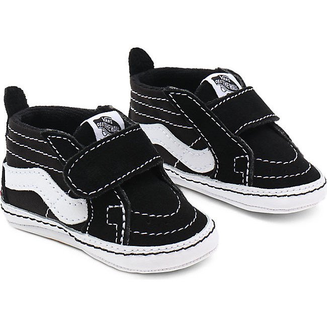 Vans INFANT SK8-HI CRIB SHOES (0-1 YEAR) (BLACK) BLACK Vans INFANT SK8-HI CRIB SHOES (0-1 YEAR) (BLACK) BLACK