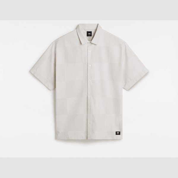 Vans - Kessler Checkerboard Woven Shirt, Man, White, Size: XXL