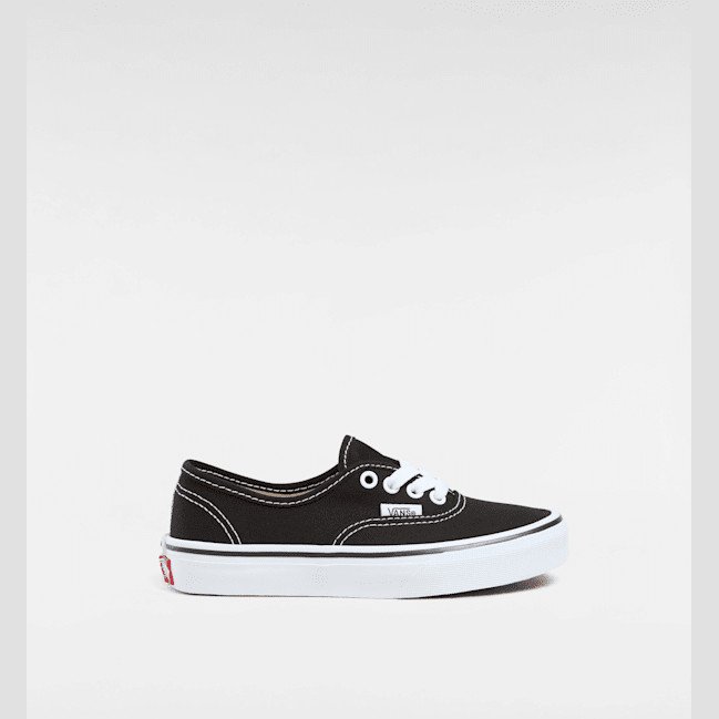 Vans - Kids Authentic Shoes (4-8 years), Black, Size: 13