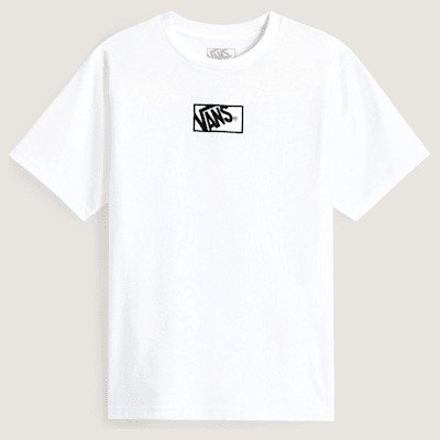 Vans - Kids Blocked Box T-shirt (8-14 Years), White, Size: S