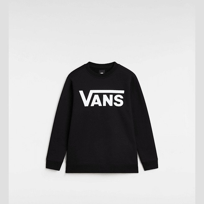 Vans - Kids Vans Classic II Crew Sweatshirt (8-14 Years), Black, Size: XL