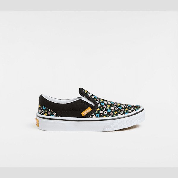Vans - Kids Classic Slip-On Shoes (4-8 Years), Black, Size: 1