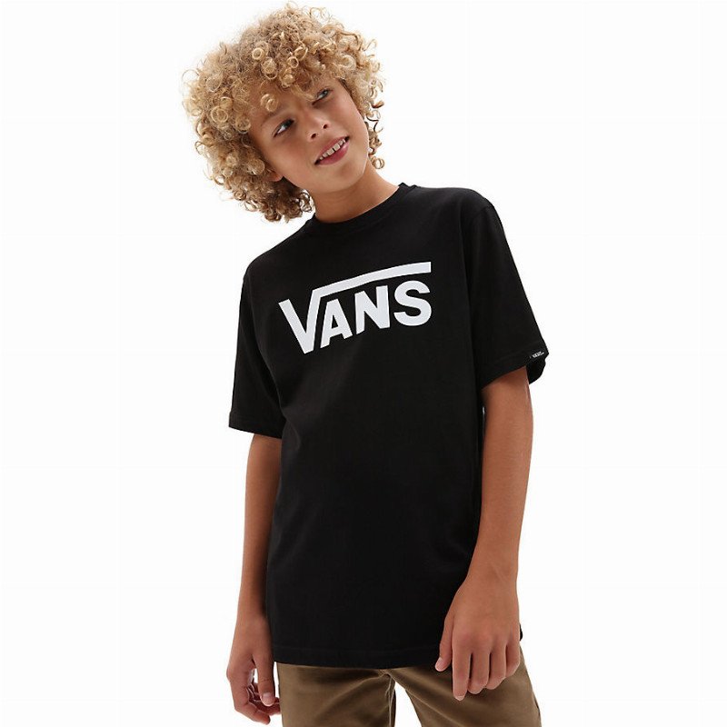 VANS Kids Vans Classic T-shirt (8-14+ Years) (black-white) Boys Black, Size XL