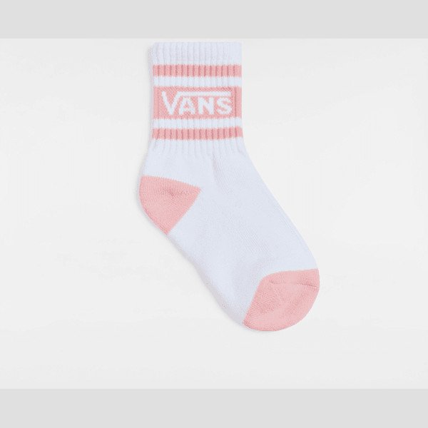 KIDS DROP CREW SOCKS (1 PAIR), PINK, SIZE:
