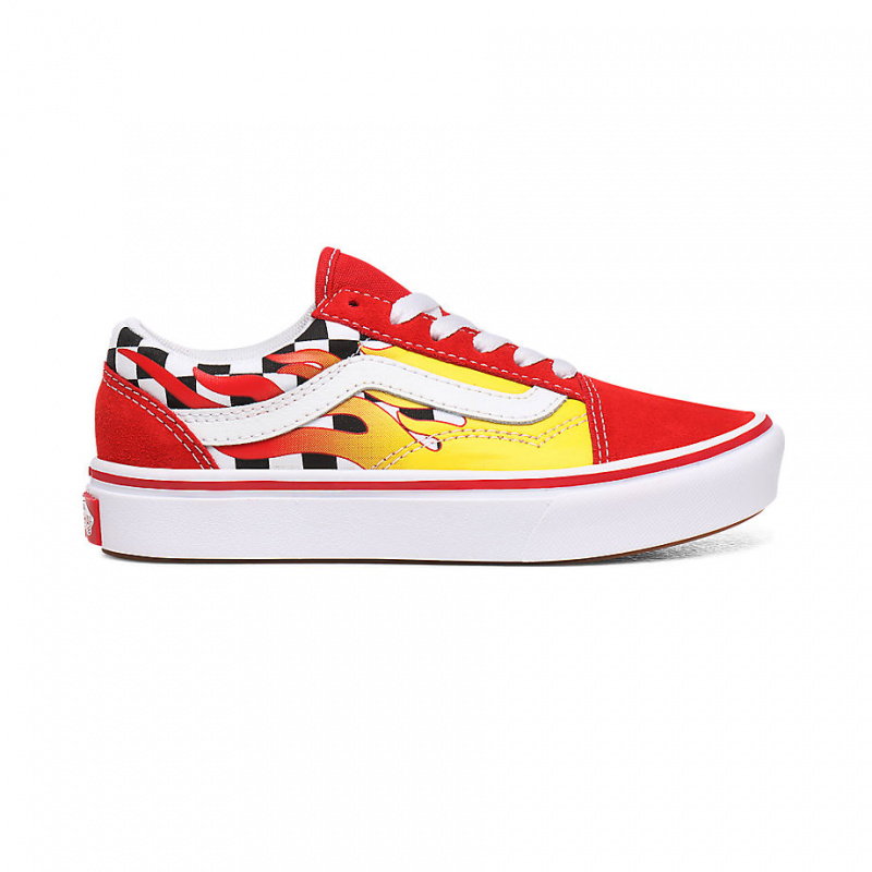 vans kids red