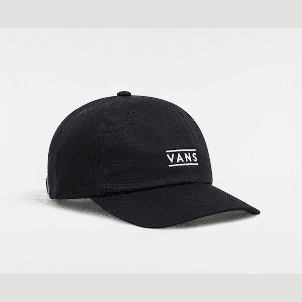 Vans - Kids Half Box Curved Bill Jockey Hat, Black, Size: One size