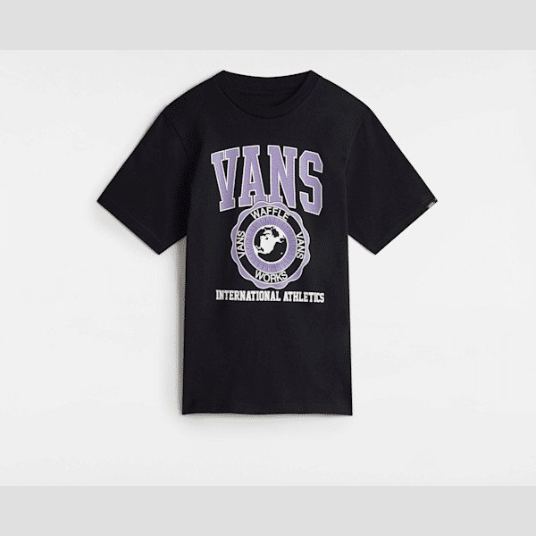 Vans - Kids Inter V T-Shirt (8-14 Years), Black, Size: XL
