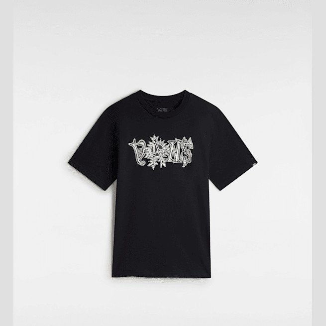 Vans - Kids Jangled T-shirt (8-14 Years), Black, Size: XL