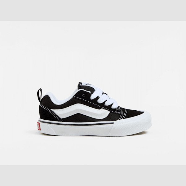 Vans - Kids Knu Skool Shoes (4-8 Years), Black, Size: 10.5
