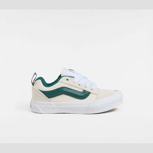 Vans - Kids Knu Skool Shoes (4-8 Years), Green, Size: 1