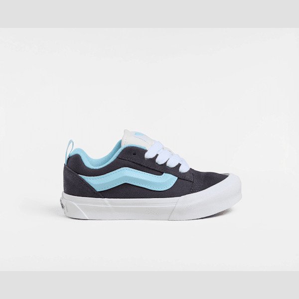 Vans - Kids Knu Skool Shoes (4-8 Years), Grey, Size: 13
