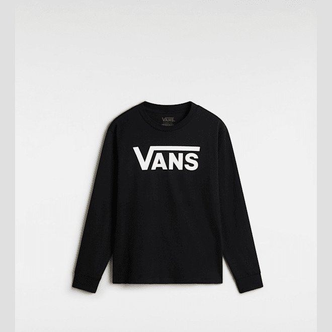 Vans - Kids Vans Long Sleeve T-Shirt (8-14 Years), Black, Size: XL