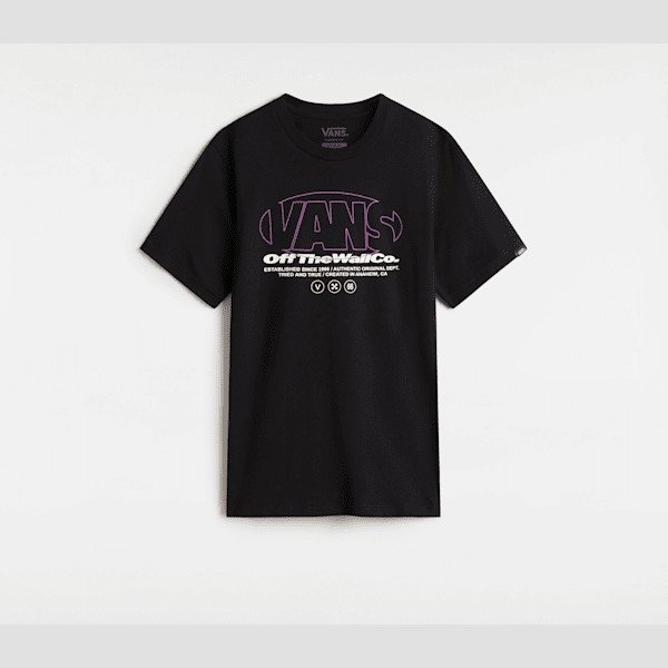 Vans - Kids Major Type T-Shirt (8-14 Years), Black, Size: XL