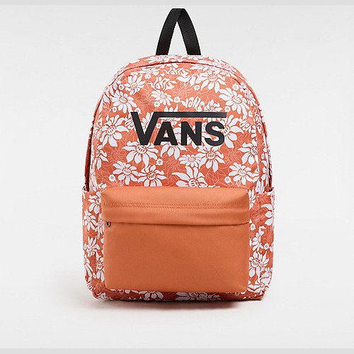 VANS Kids Old Skool Grom Backpack (autumn Leaf) Youth Orange, One Size