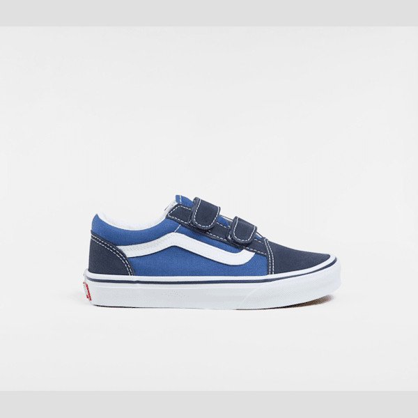 Vans - Kids Old Skool Shoes (4-8 years), Blue, Size: 13