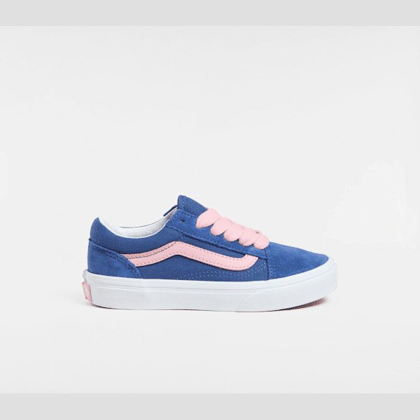 Vans - Kids Old Skool Shoes (4-8 Years), Blue, Size: 12