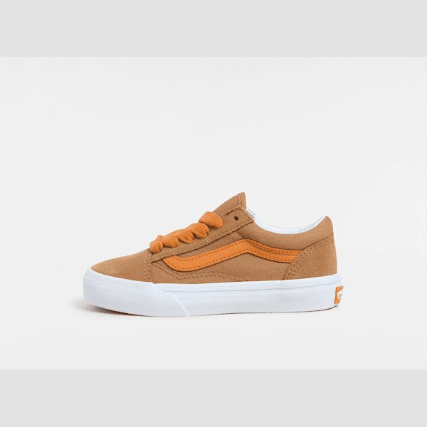 Vans - Kids Old Skool Shoes (4-8 Years), Brown, Size: 10.5