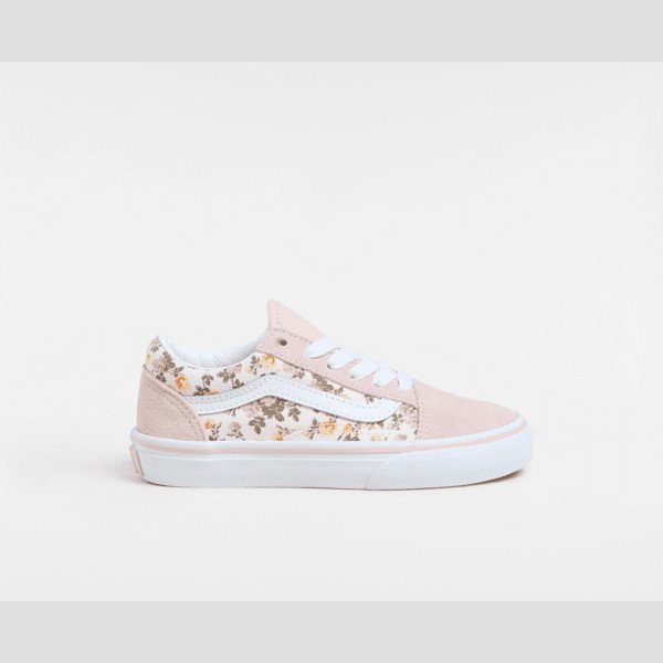 Vans - Kids Old Skool Shoes (4-8 years), Pink, Size: 12.5