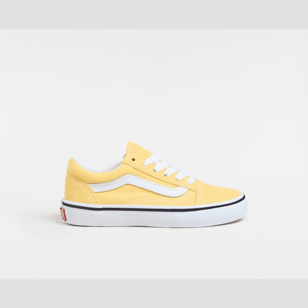 Vans - Kids Old Skool Shoes (4-8 Years), Yellow, Size: 11