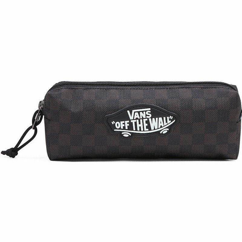OFF THE WALL PENCIL POUCH (BLACK-CHARCOAL) YOUTH BLACK