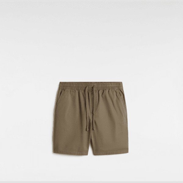Vans - Kids Range Elastic Waist Shorts (8-14 Years), Brown, Size: S