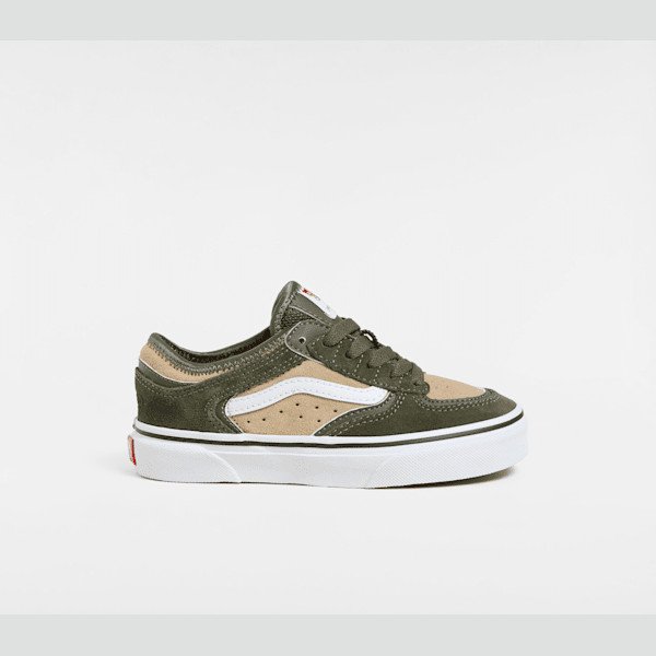 Vans - Kids Rowley Shoes (4-8 Years), Green, Size: 12