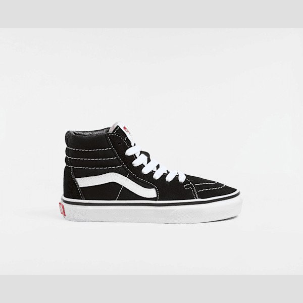 Vans - Kids Sk8-Hi Shoes (4-8 years), Black, Size: 13
