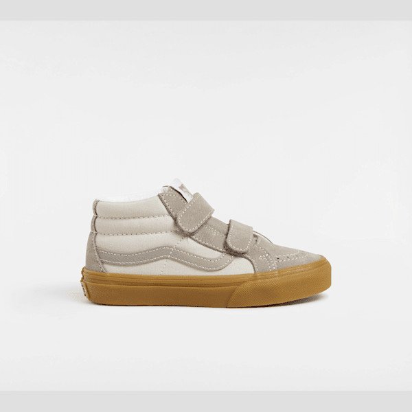 Vans - Kids SK8-Mid Shoes (4-8 Years), Grey, Size: 1