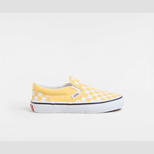  KIDS SLIP-ON SHOES (4-8 YEARS), YELLOW, SIZE: 2