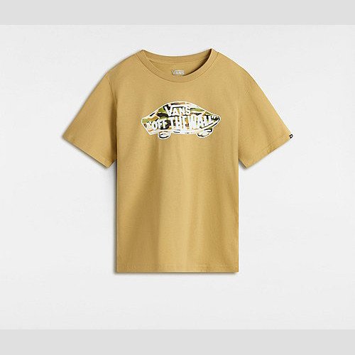 VANS Kids Style 76 T-shirt (8-14 Years) (antelope) Boys Brown, Size XL
