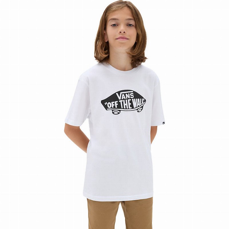 VANS Kids T-shirt (8-14 Years) (white-black) Boys White, Size XL