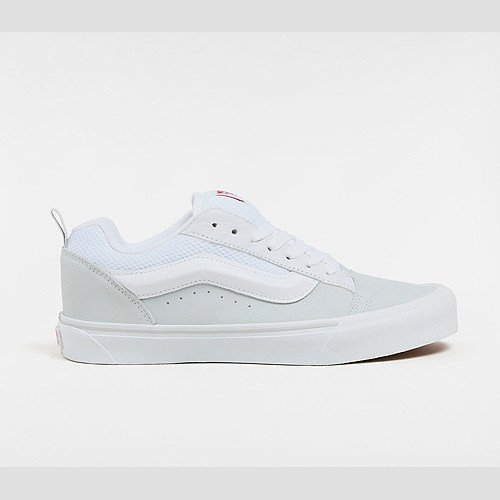 VANS Knu Skool Shoes (retro Skate White/red) Unisex Grey, Size 12