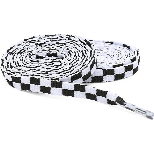 LACES 54" (BLACK-WHITE CHECK) UNISEX WHITE