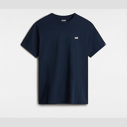 VANS Left Chest Logo T-shirt (navy-white) Men Blue, Size XXL