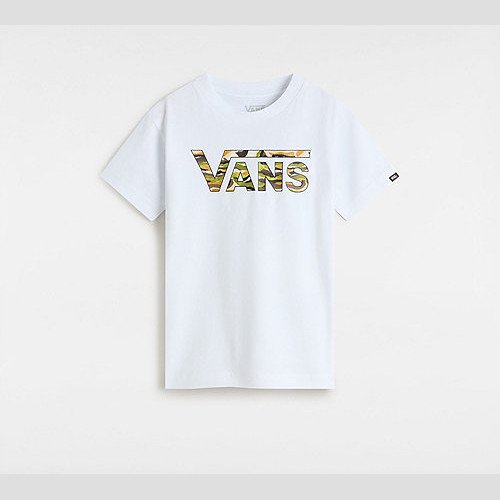 VANS Little Kids Vans Classic Logo T-shirt (2-8 Years) (white) Little Kids White, Size 7-8Y