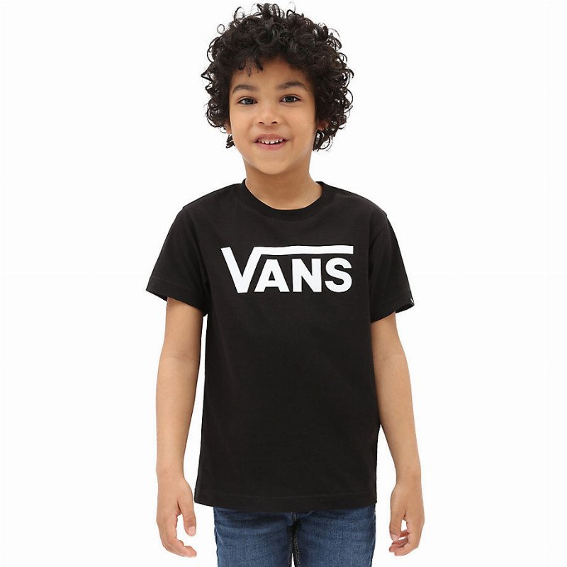 VANS Little Kids Vans Classic Kids T-shirt (2-8 Years) (black-white) Little Kids White, Size 7-8Y