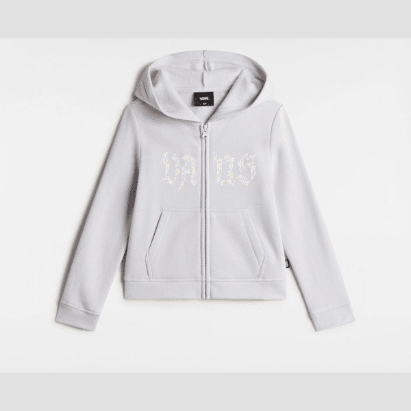 Vans - Little Kids Daisy Break Hoodie (2-8 Years), Grey, Size: 5-6Y