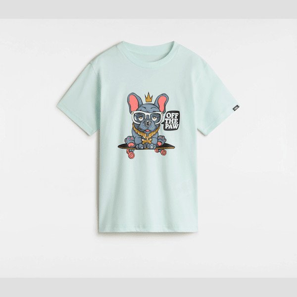 Vans - Little Kids Pawtastic T-Shirt (2-8 Years), Green, Size: 7-8Y