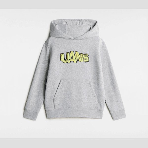 Vans - Little Kids Stacked Hoodie (2-8 Years), Grey, Size: 2-3Y